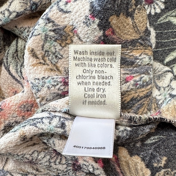 LC Lauren Conrad Floral Dress with Navy Collar - Picture 7 of 11